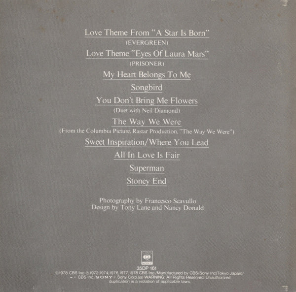 Barbra Streisand : Barbra Streisand's Greatest Hits - Volume 2 (CD, Comp)