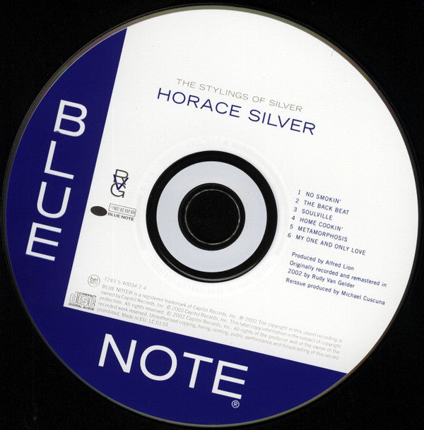 The Horace Silver Quintet : The Stylings Of Silver (CD, Album, RE, RM)