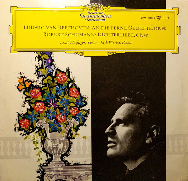Ernst Haefliger, Erik Werba - Ludwig van Beethoven / Robert Schumann : An Die Ferne Geliebte, Op.98  / Dichterliebe, Op.48 (LP, Album, Mono)