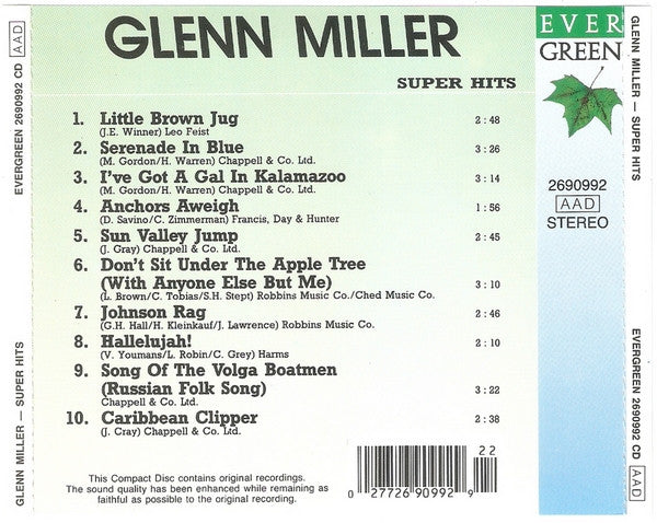 Glenn Miller : Super Hits (CD, Comp)