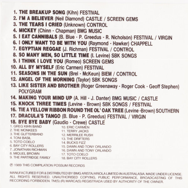 Various : History Of Pop Volume 3 (CD, Comp)