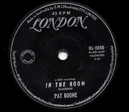 Pat Boone : Mexican Joe (7", Single)