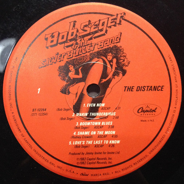 Bob Seger And The Silver Bullet Band : The Distance (LP, Album)