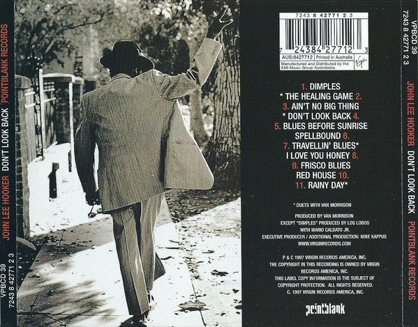 John Lee Hooker : Don't Look Back (CD)