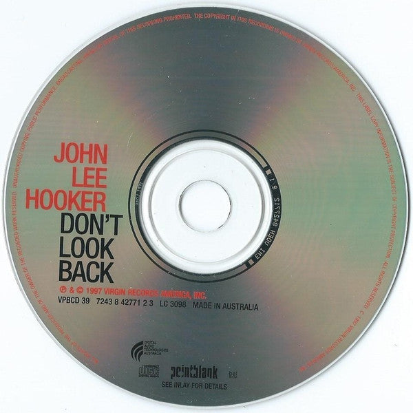 John Lee Hooker : Don't Look Back (CD)