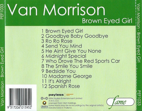 Van Morrison : Brown Eyed Girl (CD, Comp)