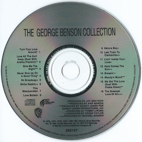 George Benson : The George Benson Collection (CD, Comp, RE)
