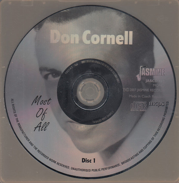 Don Cornell : Most Of All (2xCD, Comp)