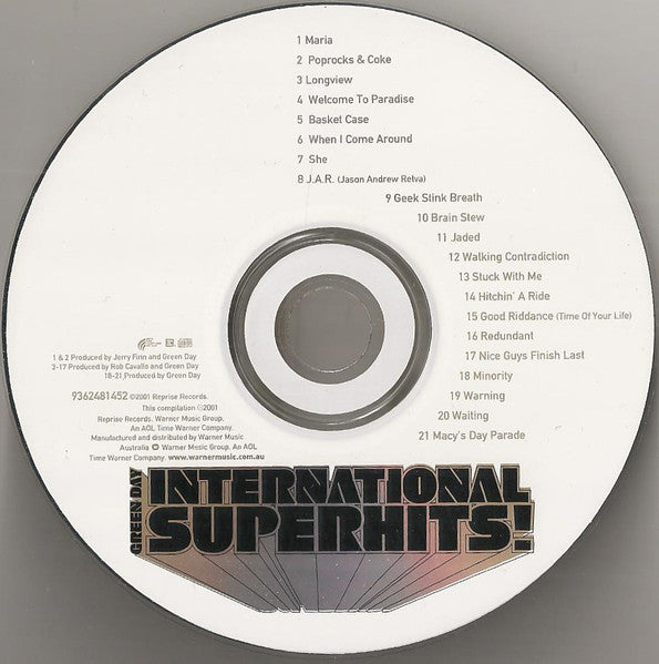 Green Day : International Superhits! (CD, Comp)