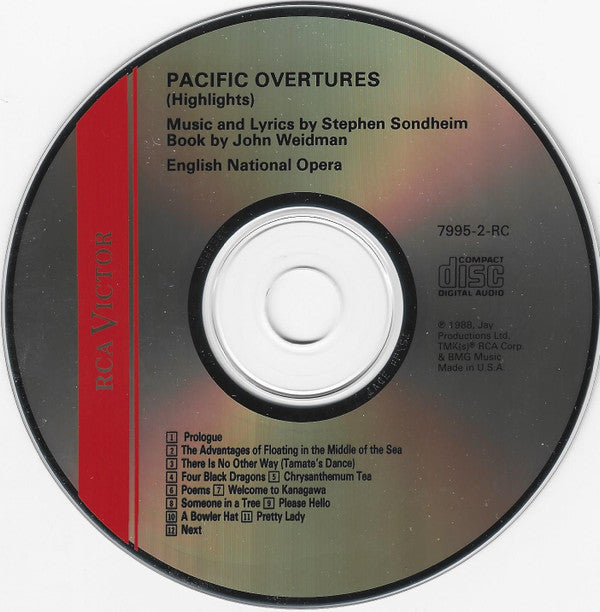 Stephen Sondheim : Pacific Overtures (CD, Album)