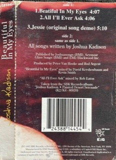 Joshua Kadison : Beautiful In My Eyes (Cass, Single)