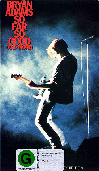 Bryan Adams : So Far So Good (And More) (VHS, PAL)