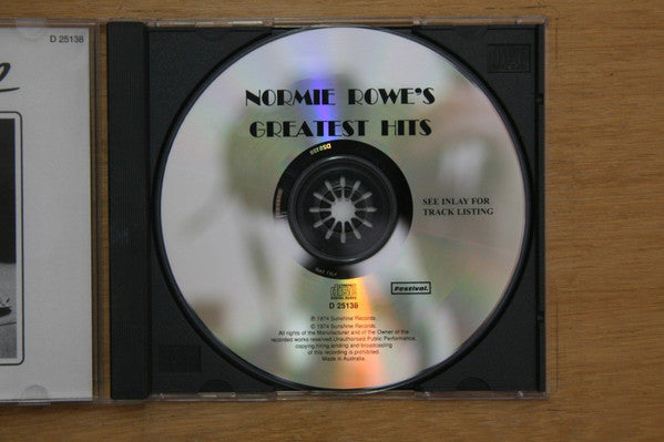 Normie Rowe : Normie Rowe's Greatest Hits (CD, Comp, RE)