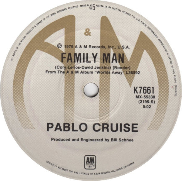 Pablo Cruise : I Want You Tonight (7", Single)