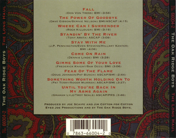 The Oak Ridge Boys : The Long Haul (CD, Album)