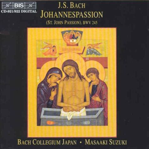 J.S. Bach* / Bach Collegium Japan, Masaaki Suzuki : Johannes-Passion ((St. John Passion), BWV 245) (2xCD, Album)