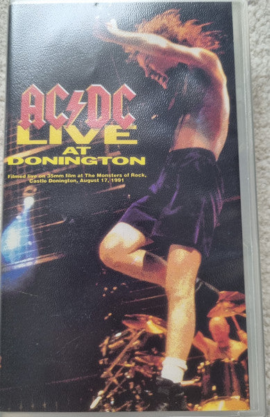AC/DC : Live At Donington (VHS, PAL)