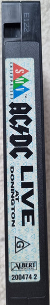 AC/DC : Live At Donington (VHS, PAL)