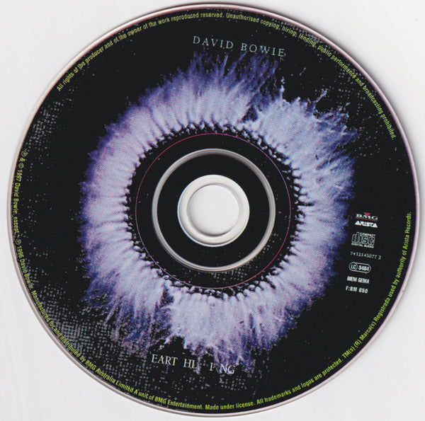 David Bowie : Earthling (CD, Album)