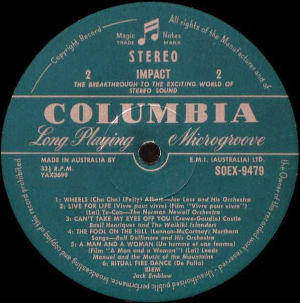 Various : Impact (LP, Comp, RE)