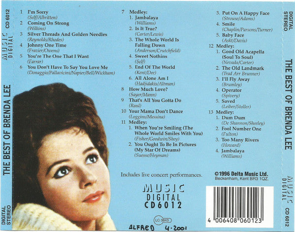 Brenda Lee : Little Miss Dynamite (The Best Of Brenda Lee) (CD, Comp)