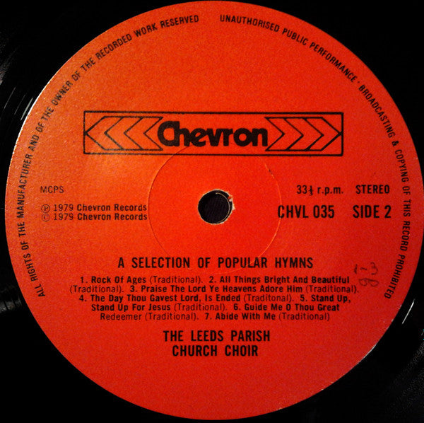 Leeds Parish Church Choir : A Selection Of Popular Hymns (LP)