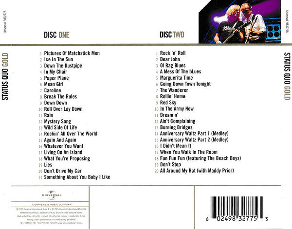 Status Quo : Gold (2xCD, Comp, RM)
