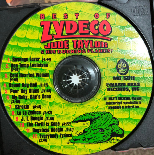 Jude Taylor & His Burning Flames : Best Of Zydeco (CD, Album)
