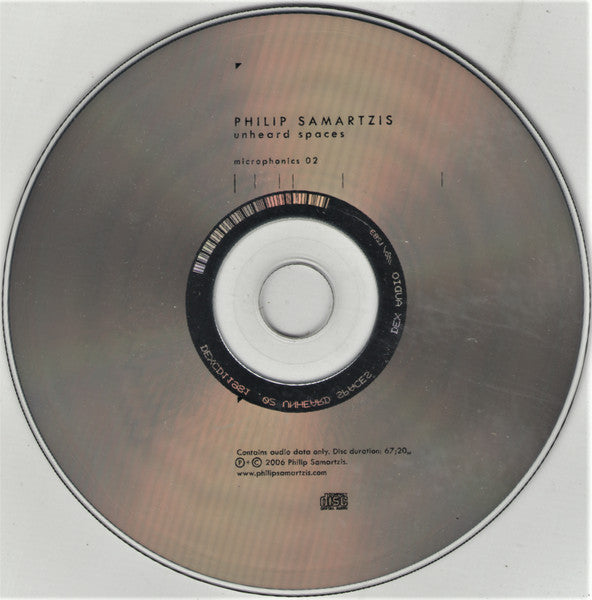 Philip Samartzis : Unheard Spaces (CD, Album)