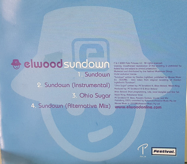 Elwood : Sundown (CD, Single)