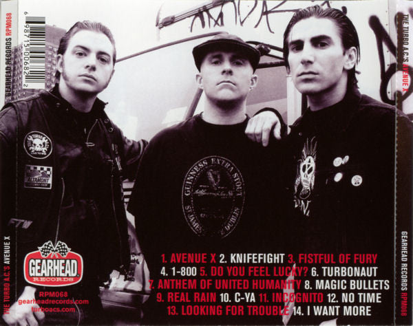 The Turbo A.C.'s : Avenue X (CD, Album)