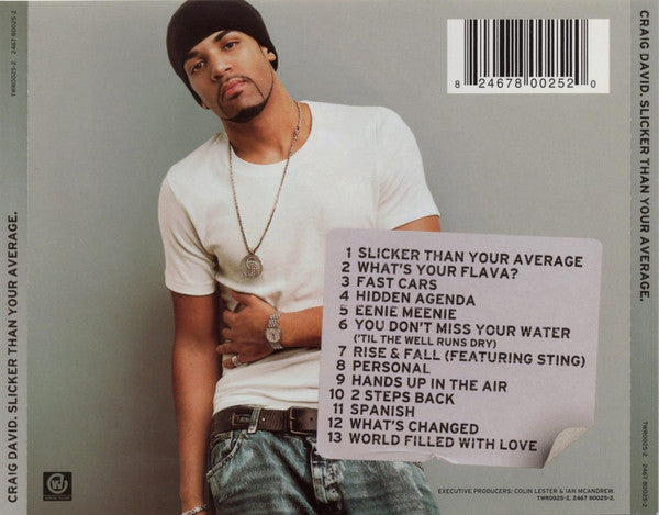Craig David : Slicker Than Your Average (CD, Album)