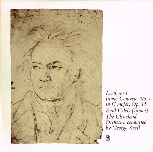 Beethoven*, Emil Gilels (Piano) / The Cleveland Orchestra Conducted By George Szell : Piano Concerto No. 1 In C Major, Op. 15 (LP, Album, Club)