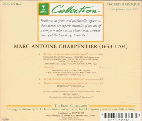 Marc Antoine Charpentier - Michel Corboz : Te Deum / Sacred Works (CD, Comp)