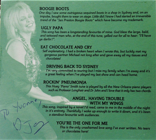 Jan Preston : Boogie Boots (CD, Album)