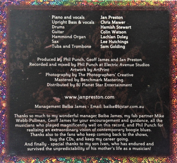 Jan Preston : Boogie Boots (CD, Album)