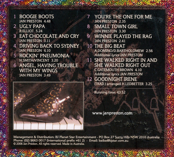 Jan Preston : Boogie Boots (CD, Album)