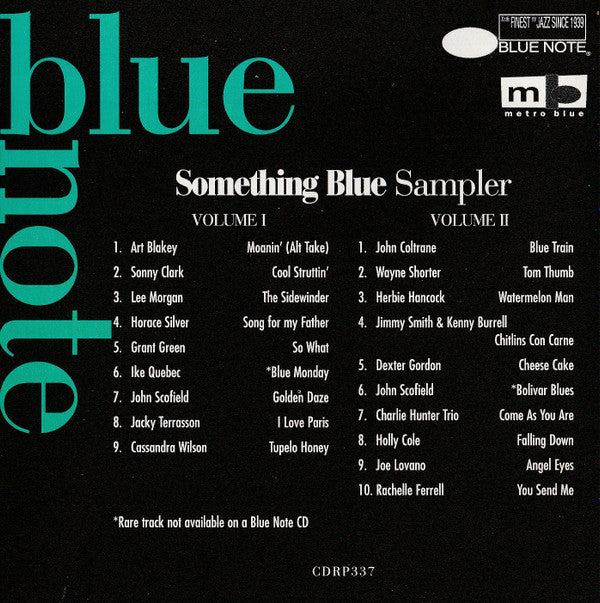 Various : Something Blue Sampler (2xCD, Comp, Smplr)