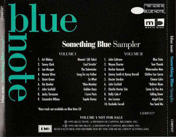 Various : Something Blue Sampler (2xCD, Comp, Smplr)
