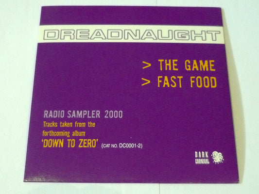 Dreadnaught : The Game / Fast Food - Radio Sampler 2000 (CD, Promo)