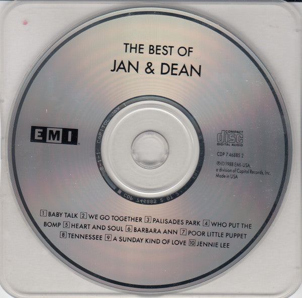 Jan & Dean : The Best Of Jan & Dean (CD, Comp)