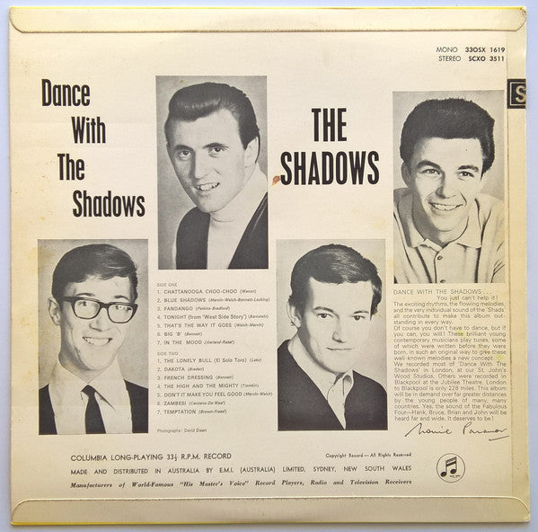 The Shadows : Dance With The Shadows (LP, Album)
