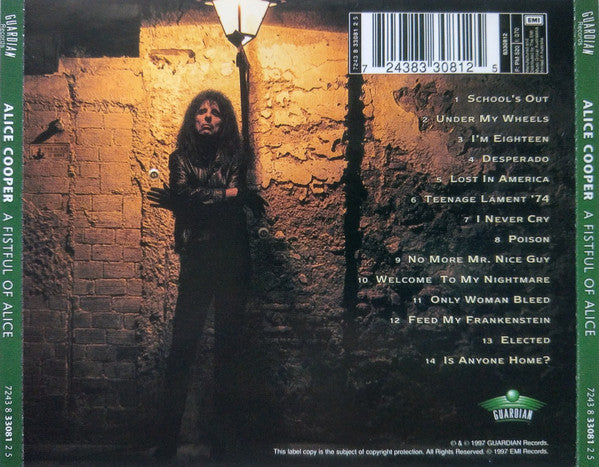 Alice Cooper (2) : A Fistful Of Alice (CD, Album)
