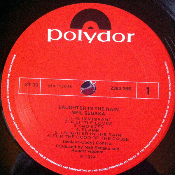 Neil Sedaka : Laughter In The Rain (LP, Album)