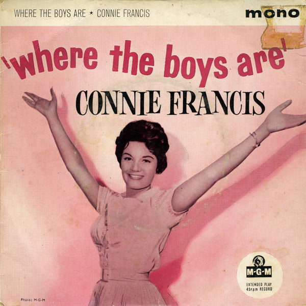 Connie Francis : Where The Boys Are (7", EP, Mono)