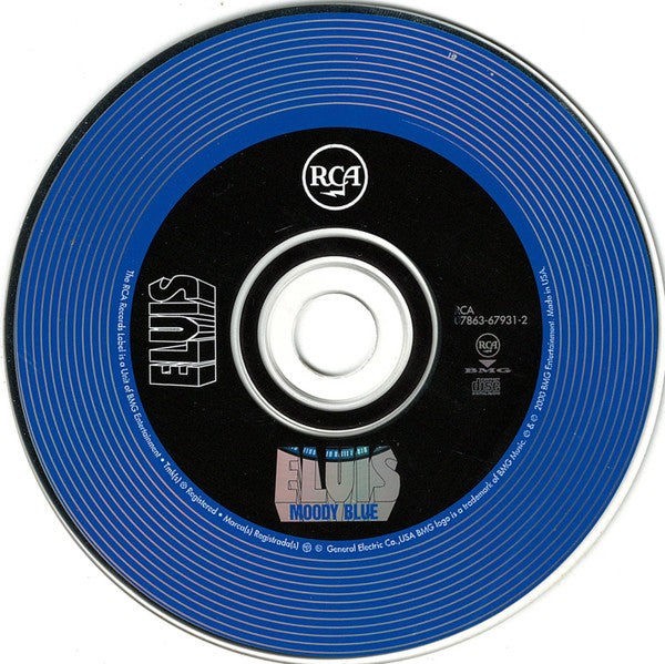 Elvis Presley : Moody Blue (CD, Album, RE, RM, Cin)