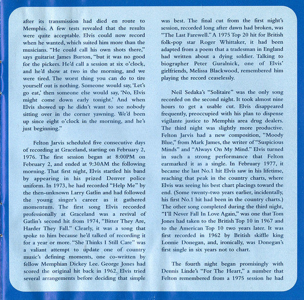 Elvis Presley : Moody Blue (CD, Album, RE, RM, Cin)