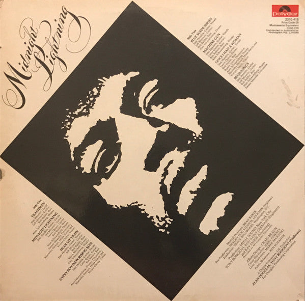 Jimi Hendrix : Midnight Lightning (LP, Album, RP)