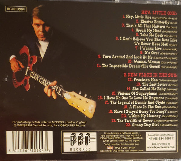 Glen Campbell : Hey, Little One/A New Place In The Sun (CD, Album, Comp, RM)