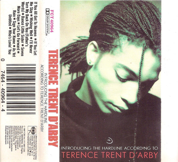 Terence Trent D'Arby : Introducing The Hardline According To Terence Trent D'Arby (Cass, Album)